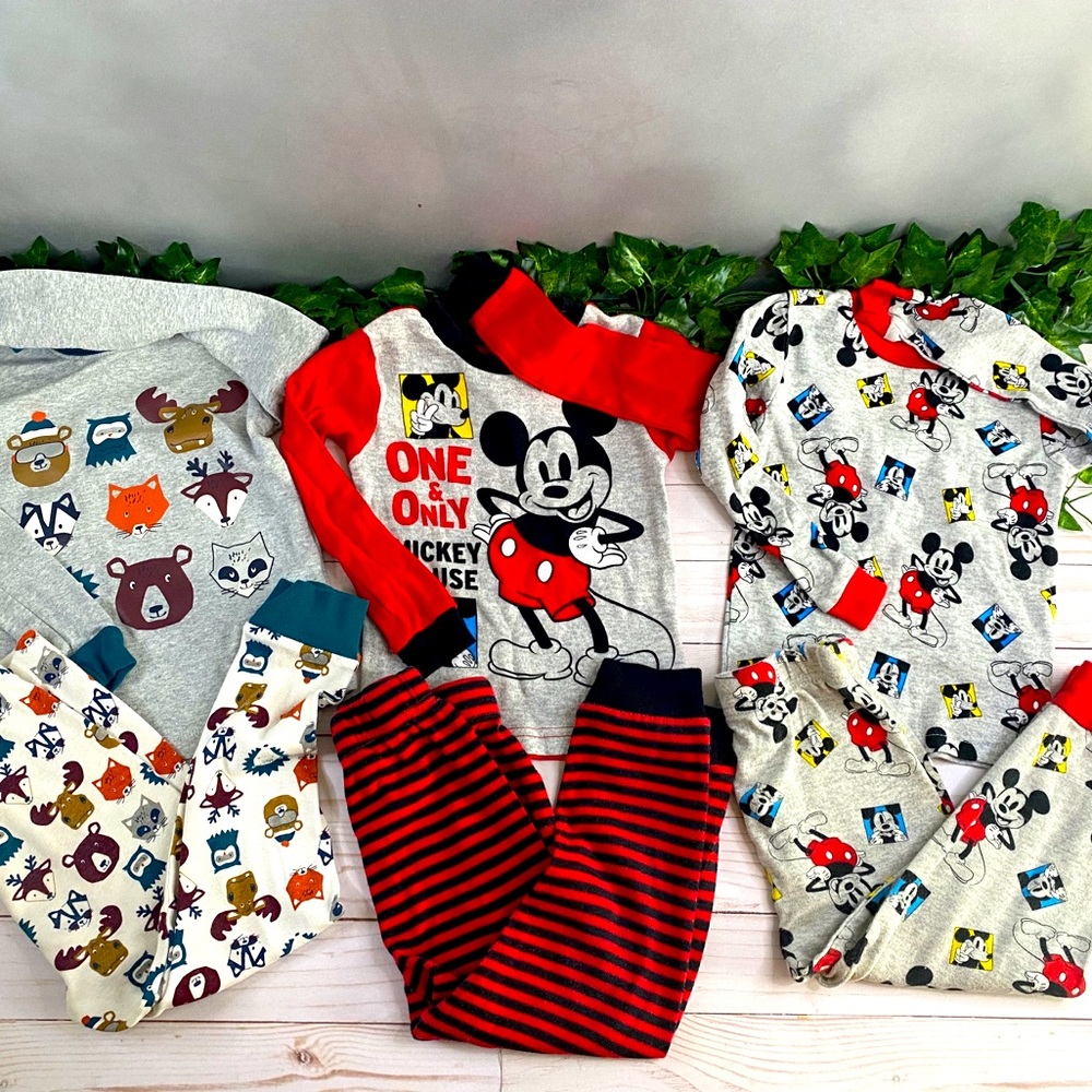 3 Boys Pajama Sets- 4T